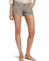 AG Adriano Goldschmied Women's Daisy Short, Off White/Brown Stripe, 31