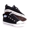 Converse Infants' Chuck Taylor All Star Simple Slip Canvas Shoes,Black,7 M US