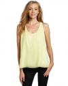 Robert Rodriguez Women's Sequin Mix Pleated Tank