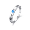 MiniBlue Blue Drill Diamond Female Ring Size 5.3-7.7 US