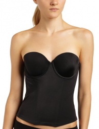 Maidenform Women's Custom Lift Strapless Longline With Convertible Straps,Black,34B Maidenform Women's Custom Lift Strapless Longline With Convertible Straps,Black,34B