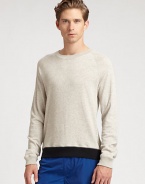 A casual staple with extraordinary details, this crewneck sweatshirt is comfortably shaped in a cotton knit with side zipper detailing, contrast hem and signature logo detail.CrewneckBanded cuffs and hemCottonMachine washImported