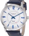 Stuhrling Original Men's 345.3315C16 Classic Jupiter Swiss Quartz Day and Date Blue Watch