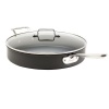 Emeril by All-Clad E9208264 Hard Anodized Nonstick 5-Quart Saute Pan with Lid Cookware, Black