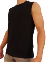 HUGO BOSS Men's Tank Top With Logo, Black, Medium