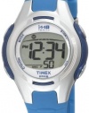 Timex Women's T5K079 1440 Sports Digital Light Blue/Silver-Tone Resin Strap Watch