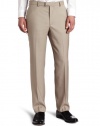 Perry Ellis Men's Portfolio Modern Fit Flat Front Solid Bengaline Pant