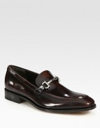 Richly burnished for a subtle glow, these classic Italian loafers are finished with distinctive bridle bit hardware.Leather liningPadded insoleLeather soleMade in Italy