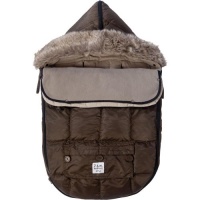7A.M. ENFANT Le Sac Igloo Footmuff, Converts into a Single Panel Stroller and Car Seat Cover - Café, Small 7A.M. ENFANT Le Sac Igloo Footmuff, Converts into a Single Panel Stroller and Car Seat Cover - Café, Small