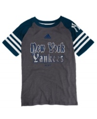Take him out to the ball game. He can show off his team pride with this vintage tee from adidas. Take him out to the ball game. He can show off his team pride with this vintage tee from adidas.