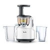 Easily convert fruits and vegetables into juices that are rich in fiber and nutrients with the ultra-efficient Juice Fountain Crush from Breville. Its quiet induction motor system maximizes juice yield while preserving enzymes.