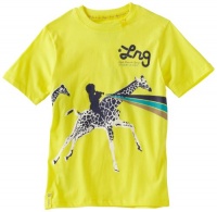 LRG - Kids Boys 8-20 Stampede Tee, Yellow, Small