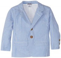 Kitestrings Boys 2-7 Toddler Boys Cotton Seersucker Blazer, Blue Stripe, 2T Kitestrings Boys 2-7 Toddler Boys Cotton Seersucker Blazer, Blue Stripe, 2T