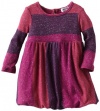 Splendid Littles Baby-Girls Newborn Shimmer Stripe Dress, Glitter, 12-18