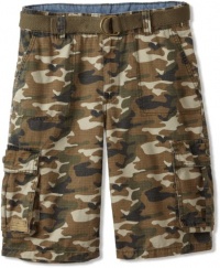 Levi's Boys 8-20 Rip Stop Cargo Short, Green Camo, 16 Levi's Boys 8-20 Rip Stop Cargo Short, Green Camo, 16