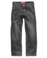Act casual. A husky take on Levi's relaxed-fit denim, these jeans are perfect for pulling together his weekend style. Act casual. A husky take on Levi's relaxed-fit denim, these jeans are perfect for pulling together his weekend style.