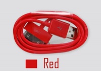 Red USB Sync Charging Cable for Apple Iphone 3g, 3gs, 4, 4s Red USB Sync Charging Cable for Apple Iphone 3g, 3gs, 4, 4s