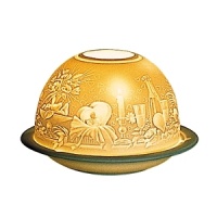 In the world of French art de vivre, Bernardaud is considered the symbol of elite refinement and luxury. A porcelain creation signed by Bernardaud is always appreciated and recognized the world over. Bernardaud artisans use the same technique of hand-sculpting fine, bisque porcelain that was first demonstrated by French artist Paul de Bourgoing in 1828. The glow of a candle shines through the raised and carved surface to contrast light against shadow, revealing a richly detailed design. Bernardaud VotiveLight™ candles add a warm, decorative glow to any room of the home. For a dramatic effect, or to create a festive ambiance, delight your dinner guests by replacing traditional candles with a Bernardaud VotiveLight™. In the world of French art de vivre, Bernardaud is considered the symbol of elite refinement and luxury. A porcelain creation signed by Bernardaud is always appreciated and recognized the world over. Bernardaud artisans use the same technique of hand-sculpting fine, bisque porcelain that was first demonstrated by French artist Paul de Bourgoing in 1828. The glow of a candle shines through the raised and carved surface to contrast light against shadow, revealing a richly detailed design. Bernardaud VotiveLight™ candles add a warm, decorative glow to any room of the home. For a dramatic effect, or to create a festive ambiance, delight your dinner guests by replacing traditional candles with a Bernardaud VotiveLight™.