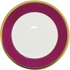 Haviland Laque de Chine Gold Aubergine Dessert Plate 8.7 in