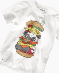 There's something to be said for casual. Keep him comfy and relaxed in this graphic t-shirt from LRG. There's something to be said for casual. Keep him comfy and relaxed in this graphic t-shirt from LRG.