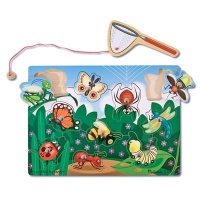 Melissa & Doug Deluxe 10-Piece Magnetic Bug Catching Game Melissa & Doug Deluxe 10-Piece Magnetic Bug Catching Game