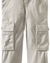 Timberland Boys 2-7 Carabiner Cargo Pant, Silver, 4T
