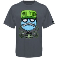 Metal Mulisha Youth Cross Wrench T-Shirt - Charcoal (Medium) Metal Mulisha Youth Cross Wrench T-Shirt - Charcoal (Medium)