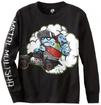 Metal Mulisha Boys 8-20 Wrenchhead Long Sleeve, Black, Small Metal Mulisha Boys 8-20 Wrenchhead Long Sleeve, Black, Small