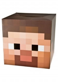 Minecraft 12 Steve Head Costume Mask Minecraft 12 Steve Head Costume Mask