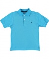 Nautica Solid Pique Polo (Sizes 8 - 20)