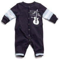 GUESS Kids Boys Guitar Coverall, NAVY (6/9M) GUESS Kids Boys Guitar Coverall, NAVY (6/9M)