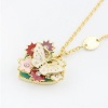 Flowers & A Butterfly Couture Style Necklace/Sweater Chain