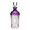 Mixology Circon creates a landscape of passionate purple over a coil of concentric crystal ring cuts - a contemporary decanter that will be cool for years.