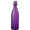 Bormioli Rocco Giara Violet Glass Bottle With Stopper