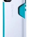 Speck Products CandyShell Card Case for iPhone 4/4S - 1 Pack - Carrying Case - Retail Packaging - White/Peacock