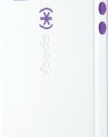 Speck Products CandyShell Glossy Case for iPhone 4/4S - 1 Pack - Carrying Case - Retail Packaging - White/Aubergine