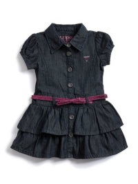 GUESS Kids Girls Denim Dress, RINSE (18M) GUESS Kids Girls Denim Dress, RINSE (18M)