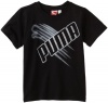 Puma - Kids Boys 2-7 Glow Tee, Black, 6