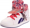 Reebok Little Kid/Big Kid Kenzie'S Krush Classic,White/Fearless Purple/Hype Pink/Pixie Pink,10.5 M US Little Kid