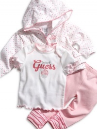 GUESS Kids Girls Sweet Guess Cupcake Set (0 - 9m) GUESS Kids Girls Sweet Guess Cupcake Set (0 - 9m)