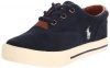 Polo By Ralph Lauren Vaughn Lace-Up Sneaker (Little Kid/Big Kid),Navy,4.5 M US Big Kid