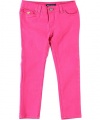 Rocawear Rhinestone Diva Skinny Jeans (Sizes 4 - 6X) - brilliant fuschia, 6x