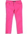 Rocawear Rhinestone Diva Skinny Jeans (Sizes 4 - 6X) - brilliant fuschia, 6x