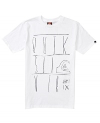 Picture it. Draw out his cool, casual style to everyone with this graphic t-shirt from Quiksilver. Picture it. Draw out his cool, casual style to everyone with this graphic t-shirt from Quiksilver.