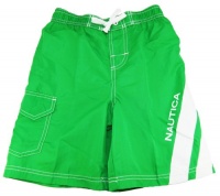 Nautica Kid Boys 8-20 Green Board Pull-On Swim Shorts/Swimwear/Swim Trunks Nautica Kid Boys 8-20 Green Board Pull-On Swim Shorts/Swimwear/Swim Trunks
