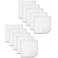 SpaSilk 10 Count Washcloths, White, 0-36 Months SpaSilk 10 Count Washcloths, White, 0-36 Months