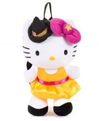 Just in time for the season, a little witch's hat makes Hello Kitty look even sweeter on this cute backpack. Just in time for the season, a little witch's hat makes Hello Kitty look even sweeter on this cute backpack.
