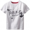 Tommy Hilfiger Boys 2-7 Short Sleeve Vaughn Tee, White, 3 Regular