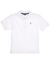 Nautica Solid Pique Polo (Sizes 2T - 4T) - sail white, 3t Nautica Solid Pique Polo (Sizes 2T - 4T) - sail white, 3t