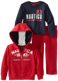 Nautica Sportswear Kids Boys 2-7 3 Piece Set With Hoody Nautica Sportswear Kids Boys 2-7 3 Piece Set With Hoody